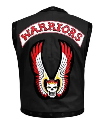 Black Warriors Leather Vest