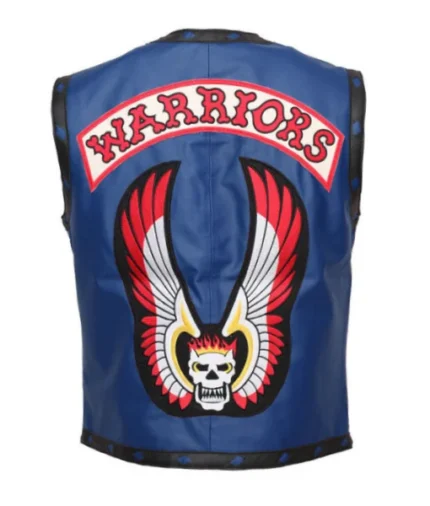 Blue Warriors Leather Vest
