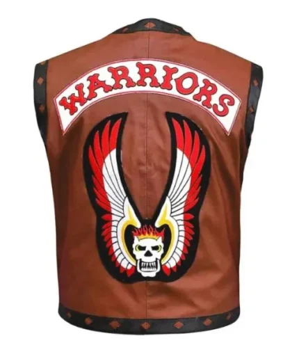 Brown Warriors Leather Vest